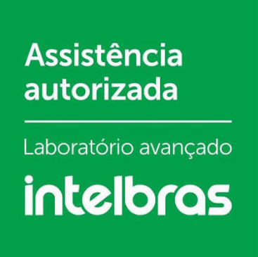 Selo de parceria e assistência autorizada Intelbras