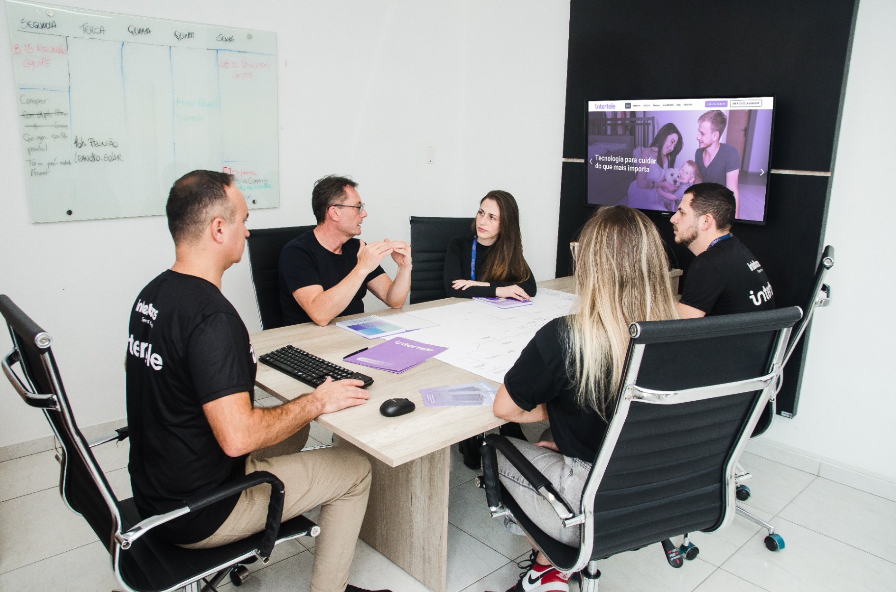 Planejamento técnico com o time Intertele